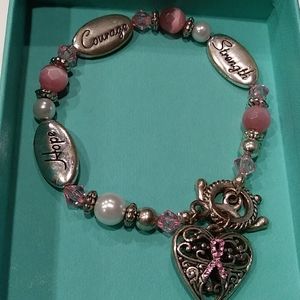 Bracelet for breast cancer awareness